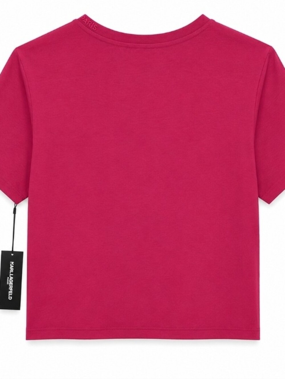 Karl Lagerfeld Paris Utility Pocket Tee Pink Size M NWT $99 - Picture 3 of 9